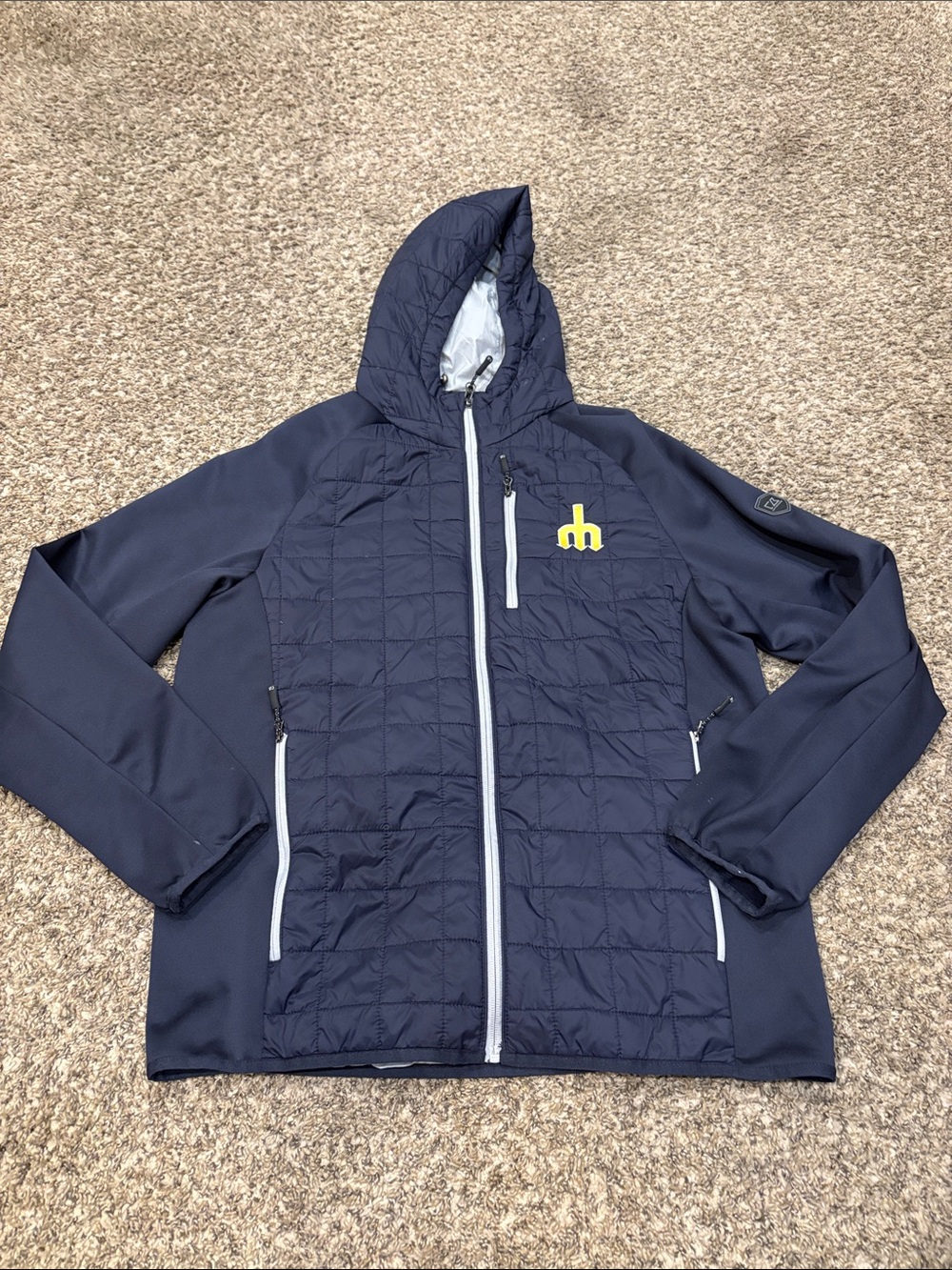 Seattle Mariners Cutter & Buck Cooperstown Collection Full-Zip Hybrid Jacket
